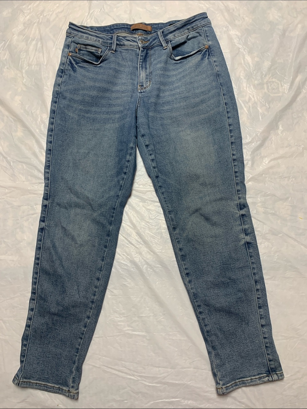 Judy Blue Boyfriend Fit SS Panel be Jeans Size 14W - Picture 3 of 8